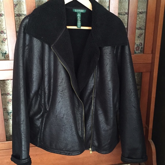 lauren leather jacket price